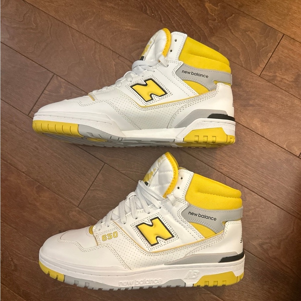 New Balance Yellow High Tops (12)